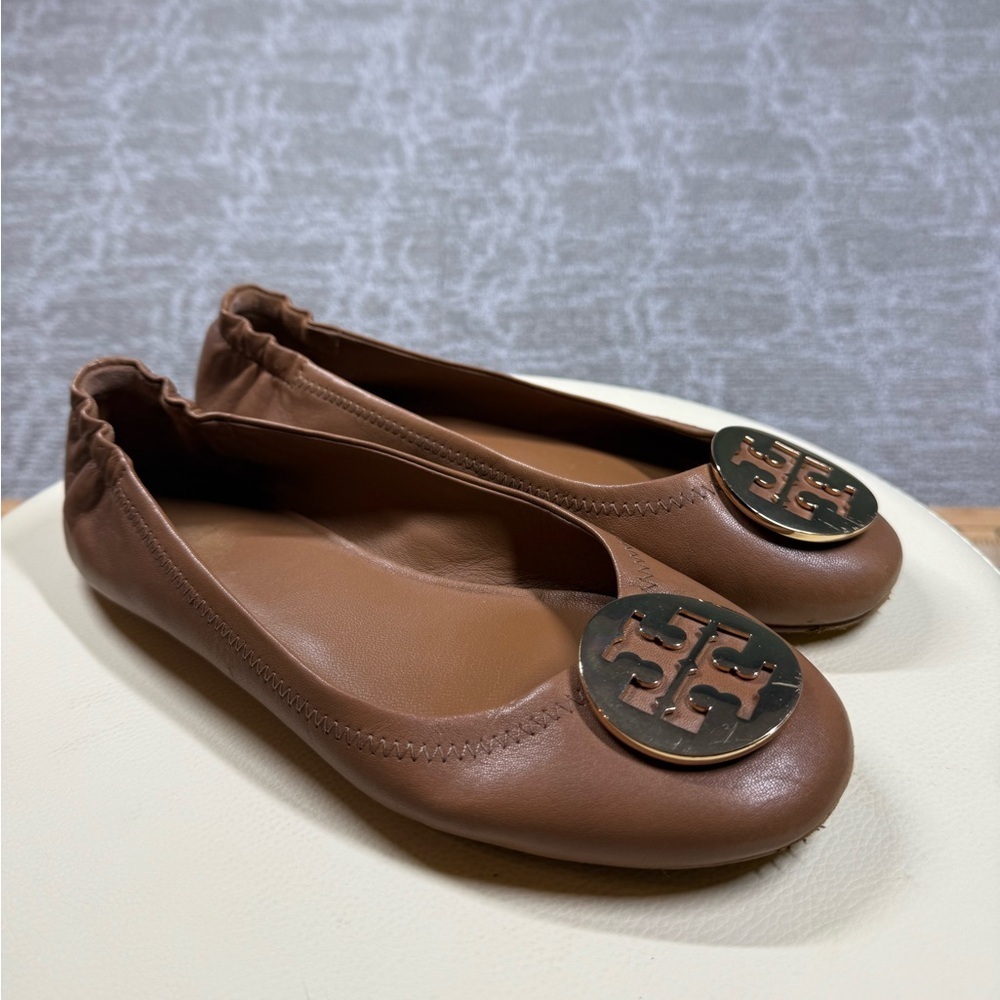 Tory Burch Minnie Travel Ballet Flat Women Size 7.5